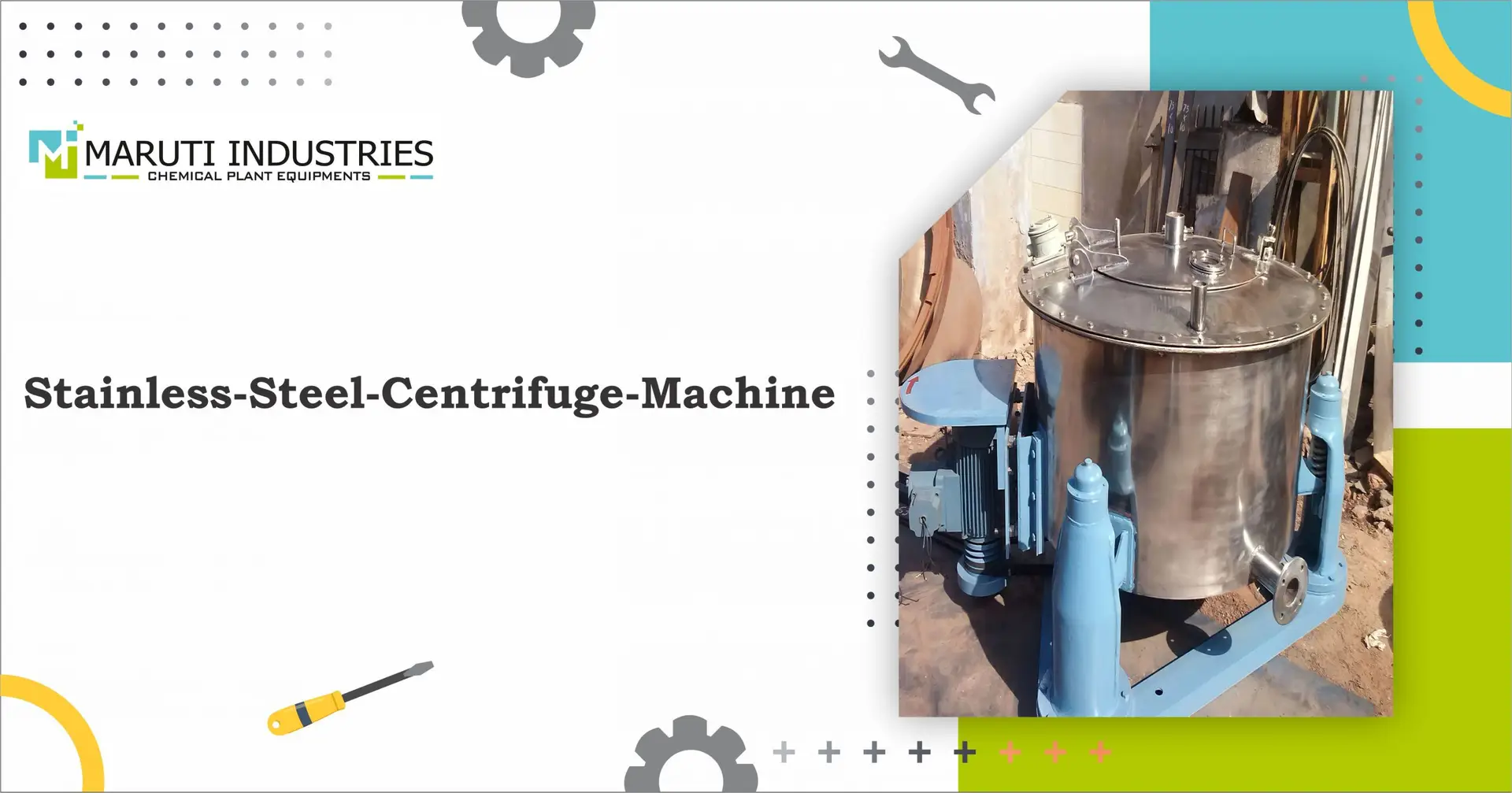 Stainless Steel Centrifuge Machine